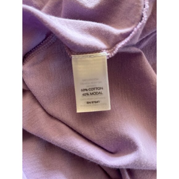 3 For $6 J.Jill Womens XSmall Purple Soft Shimmer Tee Sequins Half Sleeve Blouse - Picture 6 of 7